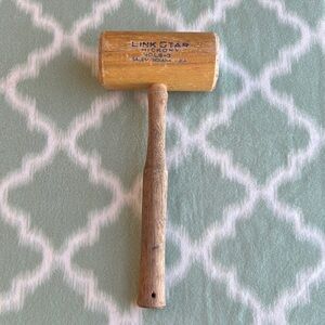Vintage Link Star hickory LS-3 Wooden Mallet